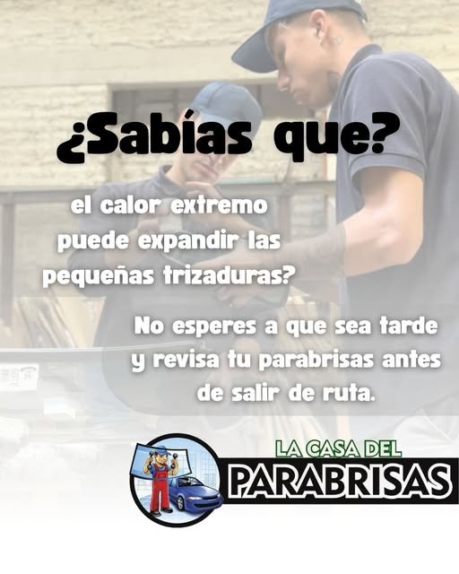 Consejo del taller sobre revisión de trizaduras del parabrisas antes de salir de ruta